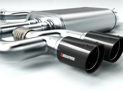 Akrapovic Exhaust System 3D model