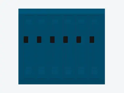 Locker Multi - Metal - Locka - Classic Extra Low-poly 3D model