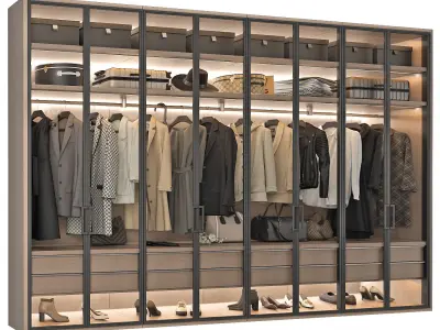 Walk-in Closet 98 part 4 3D model