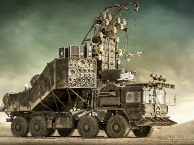 The Doof Wagon 3D model