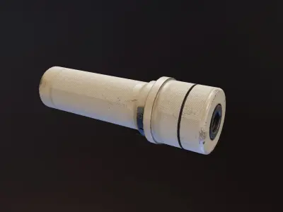 Mini PBS1 suppressor Low-poly 3D model