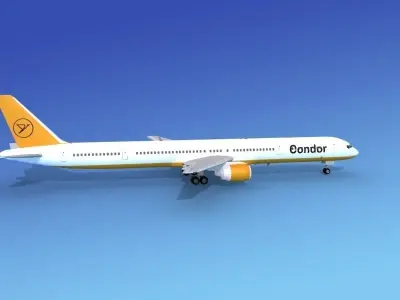 Boeing 757-300 Condor 1 3D model