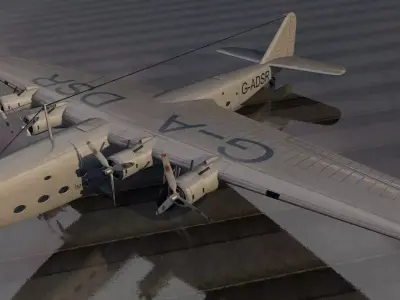 Armstrong Whitworth AW-27 Ensign 3D model