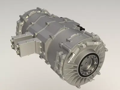 Lotus Evija engine 3D model