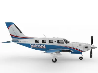Piper Meridian 3D model