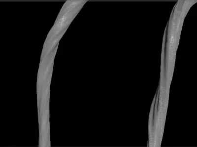 Pouring water SlowMotion v02 3D model