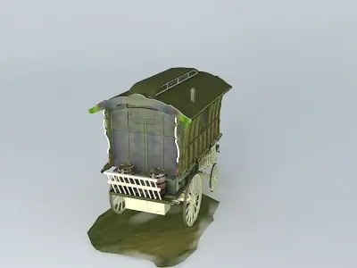 Romany Caravan LEDGE Excec Style Free 3D model