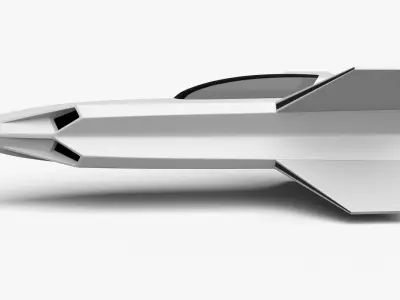 Racing Spaceship Regulus 3D model