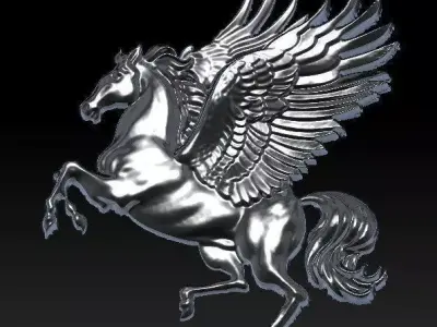  Winged horse Free 3D model