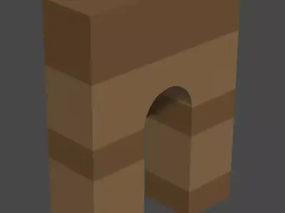 Ancient arc Free 3D model