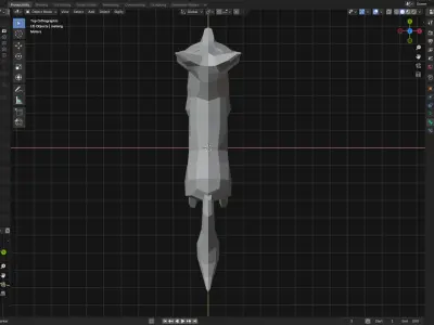 Low-Poly Fox 3D model