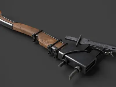 Modifiable Strike Weapon 13 Low-poly 3D model