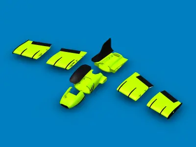 RC SHARK FPV PLANE 3D print model