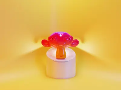 Monkey color 3D model