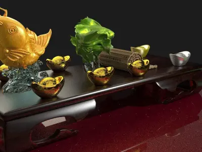 Chinese fish   3D model