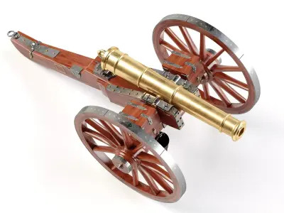 Napolean Cannon M1853 3D model