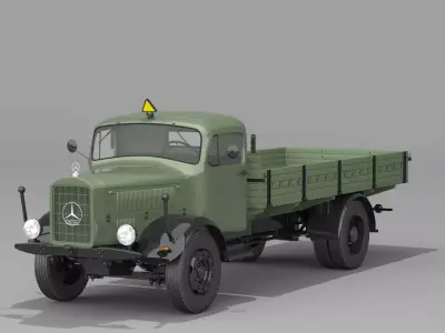 1943 Mercedes Benz L 4500 S 3D model