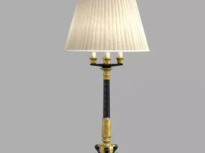 Tripod Candelabrum Table Lamp by vaughan 3D model