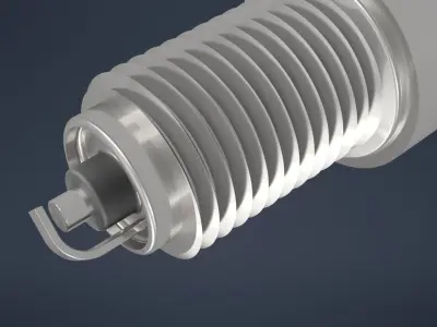 NGK Spark Plug Free 3D model