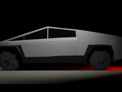 cyber truck 3D model