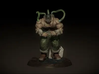 Bane from batman 3D print model