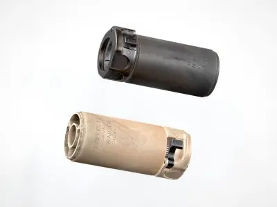 Surefire WARDEN Low-poly 3D model