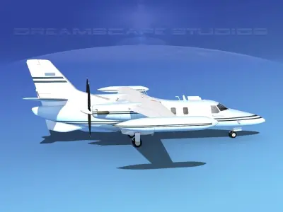 Dreamscape AF-46 Turbo Star Executive V09 3D model
