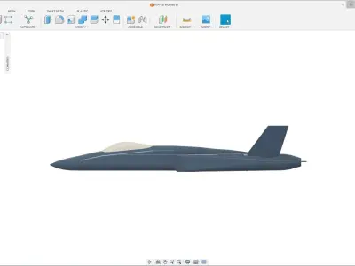 F-18 Hornet 3D print model