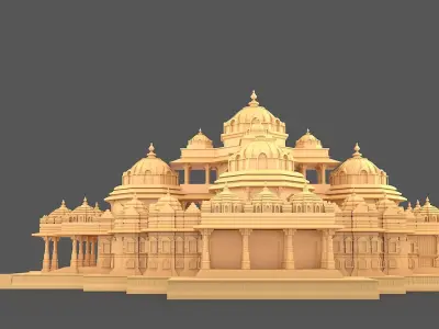Akshardham Temple 3D model