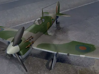 Hawker Tornado Mk-1 3D model