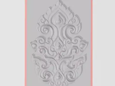 Thai classical and architectural 3D Model 3D model