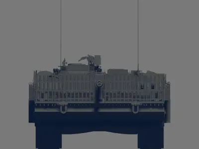 Stridsvagn 103C 3D model