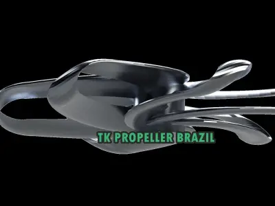 3D Toroidal Drone Propeller TK SERIES 3D model
