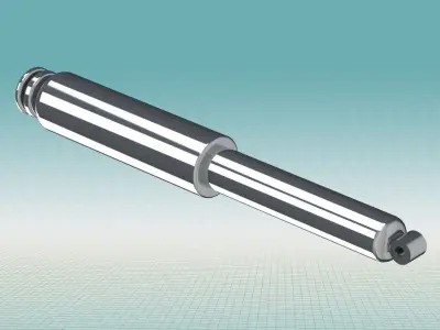 Bus Front Shock Absorber Free 3D model