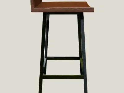 Counter Stool Free 3D model purchase