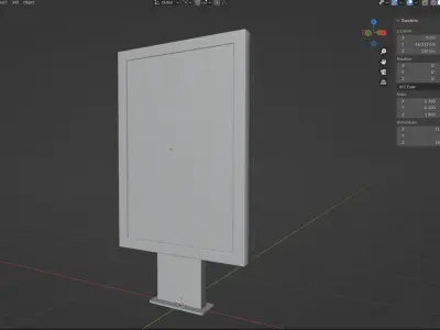 BILLBOARD lcd screen 3D model