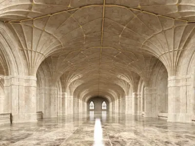 3D Classical Historic Interior 322 3D model