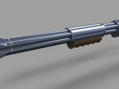 Rifle from the movir movie Rest In Peace Department 3D model
