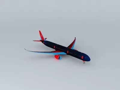 Trans-Continental Express Airbus A350-1000XWB Free 3D model