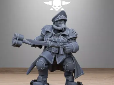 GrimGuard Lieutenant 3D print model
