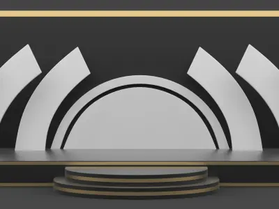 Empty Stage Design Free 3D model