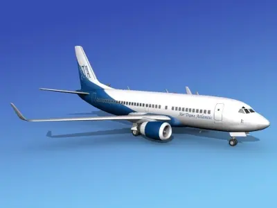 Boeing 737-700ER Air Transat 3D model