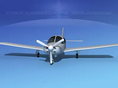 Piper Turbo Arrow 240 V00 3D model