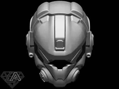 Titanfall pilot helmet 3D print model