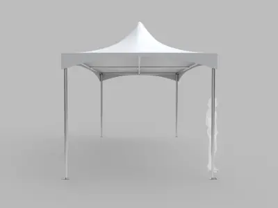 Commercial Tent 6x3 Meters 3D model