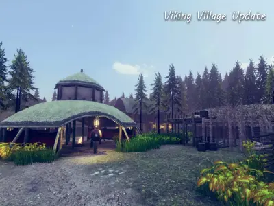 Viking Village Low-poly 3D model