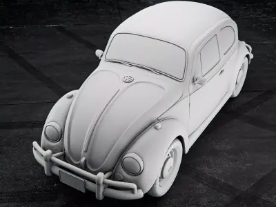 Volkswagen Beetle 1965 RoZ 3D print model