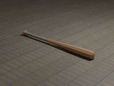 Polygonal melee weapons pack Low-poly 3D model