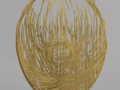 Metal bear Free 3D model