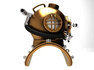 Diving Helmet 3D model